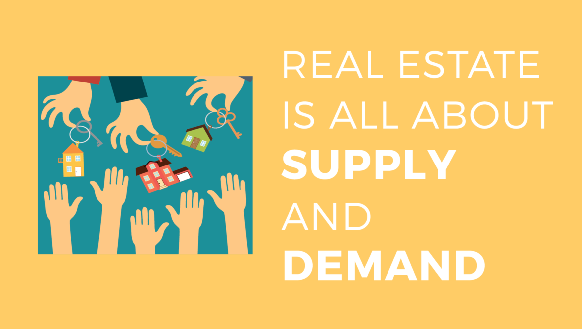Real estate is all about supply and demand!